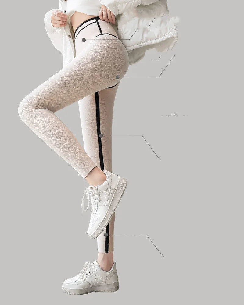 Fleece-Lined Warm Leggings