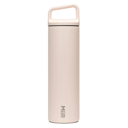 MiiR Wide Mouth Water Bottle - 20oz Insulated Water Bottle in Stainless Steel with Double Wall Vacuum Insulation Leakproof Design Keeps Drinks Hot or Cold