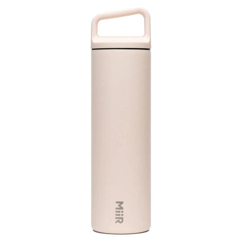 MiiR Wide Mouth Water Bottle - 20oz Insulated Water Bottle in Stainless Steel with Double Wall Vacuum Insulation Leakproof Design Keeps Drinks Hot or Cold