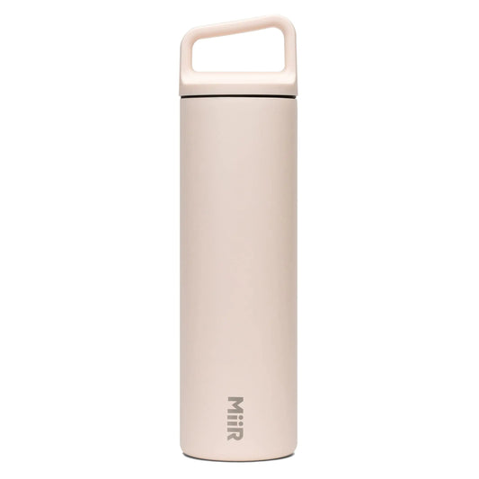 MiiR Wide Mouth Water Bottle - 20oz Insulated Water Bottle in Stainless Steel with Double Wall Vacuum Insulation Leakproof Design Keeps Drinks Hot or Cold